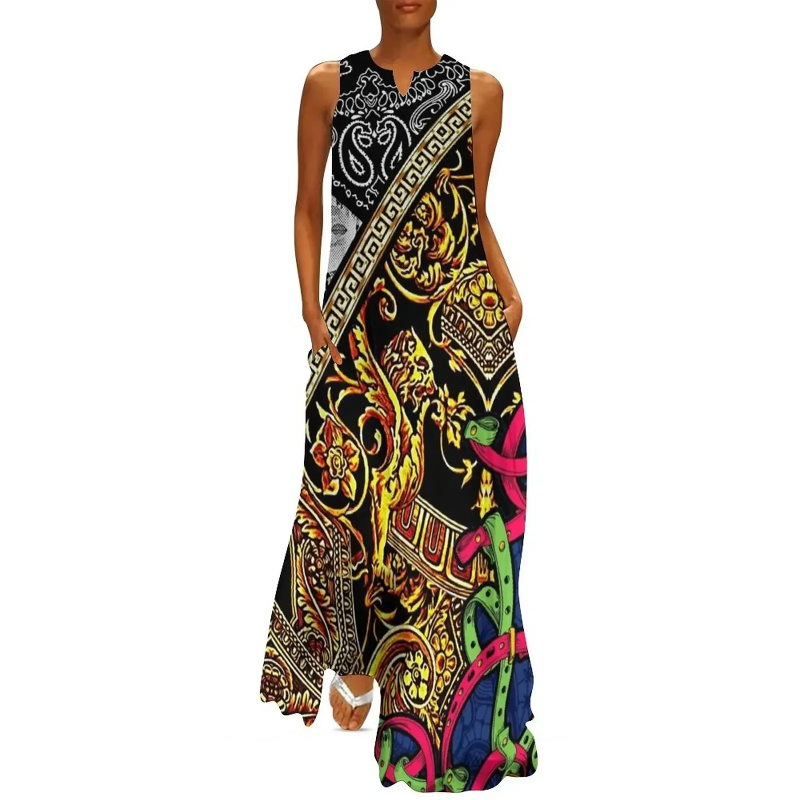 

madness in the universe urban theme Long Dress luxury evening dresses 2025 beach dresses women clothing 2025 new arrivals Dress