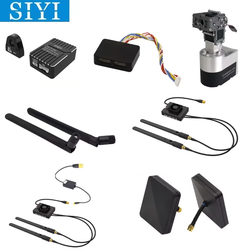 SIYI Original Accessory MK15 MK32 Air Unit Long Range Directional Antenna Camera Hub BEC Module Hall-Sensor Power Module