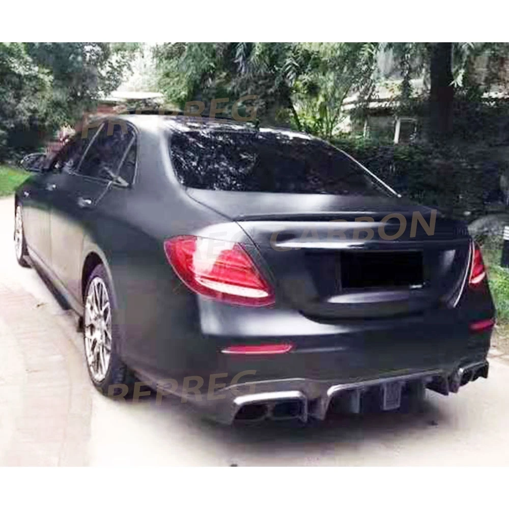 

Carbon Fiber For Mercedes Benz E Class W213 Sedan 4 Door 2017-2019 Front Bumper Lip Side Skirt Rear Diffuser Spoiler Body Kits
