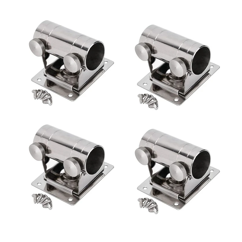 

2Set Parasol Balcony Bracket Stainless Steel Fishing Case Adjustable Umbrella Stand Wall Mounted