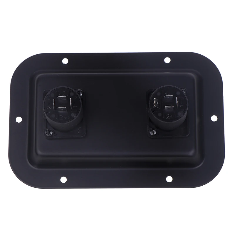 

Metal Plate Socket Junction Box Clip Guitar Dual Large For PA Speaker Cabinets Socket Junction Box Clip Accessories