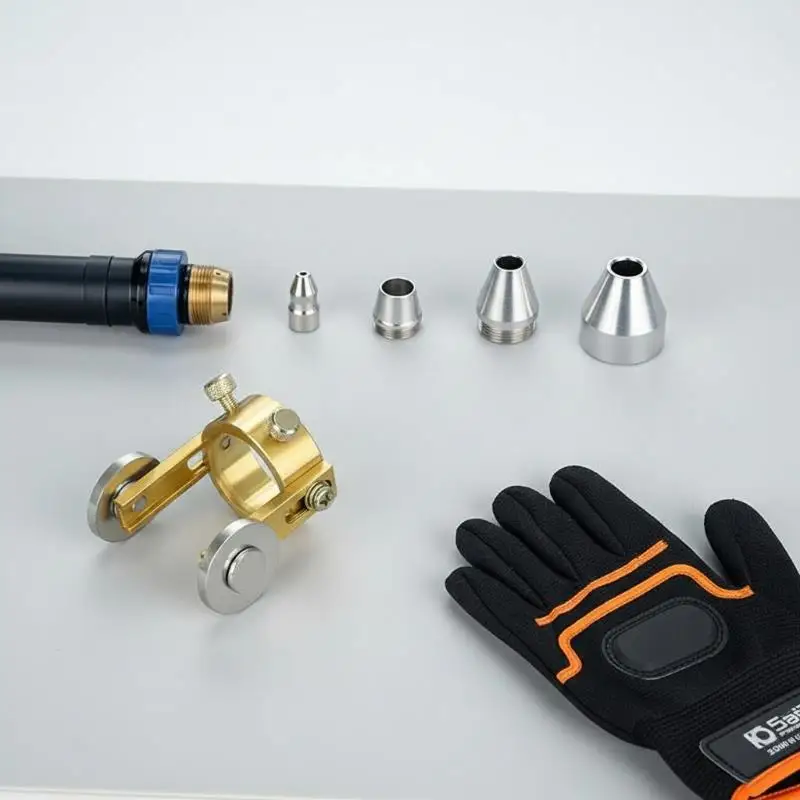 P80 Plasma Cutting Torch Roller Guide Wheel Smooth Sliding Spacer Guider for Beginner DIY Metal Art Cutting Projects