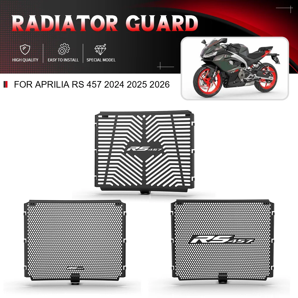 

For Aprilia RS 457 2024 2025 2026 RS-457 RS457 New Motorcycle Aluminium CNC Accessories Radiator Grille Guard Cover Protector