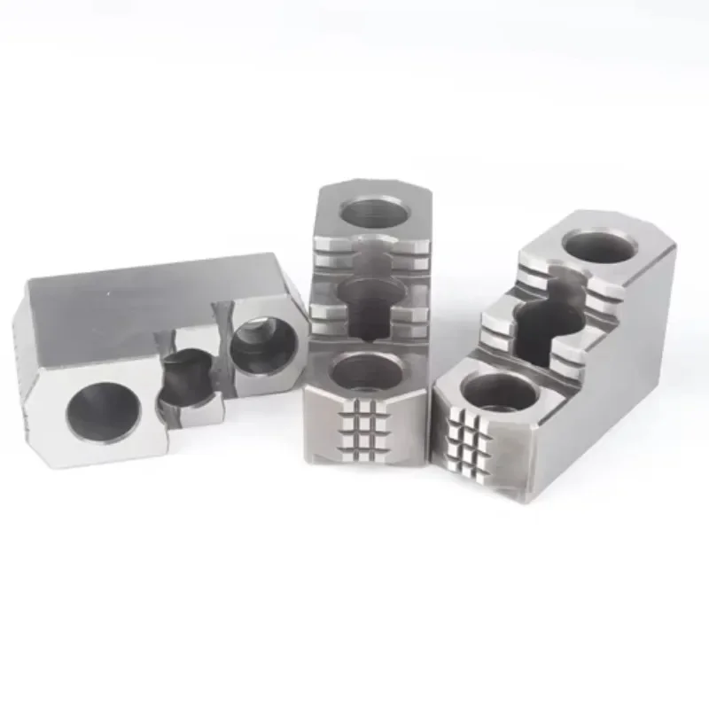 

In stock Cnc Hydraulic Machine Chuck Parts Oil Pressure Standard 6 Inch Hard Claw Hard Jaw