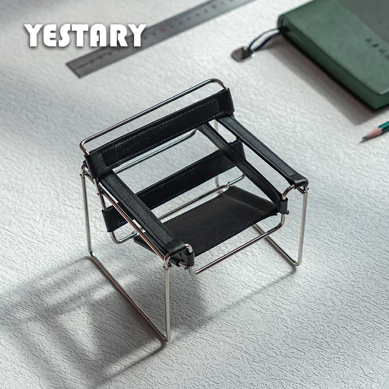 YESTARY BJD Dollhouse Accessories Designer Chair Miniature Furniture For 1/6 Doll House Fashion Technology Metal Chair Ornaments