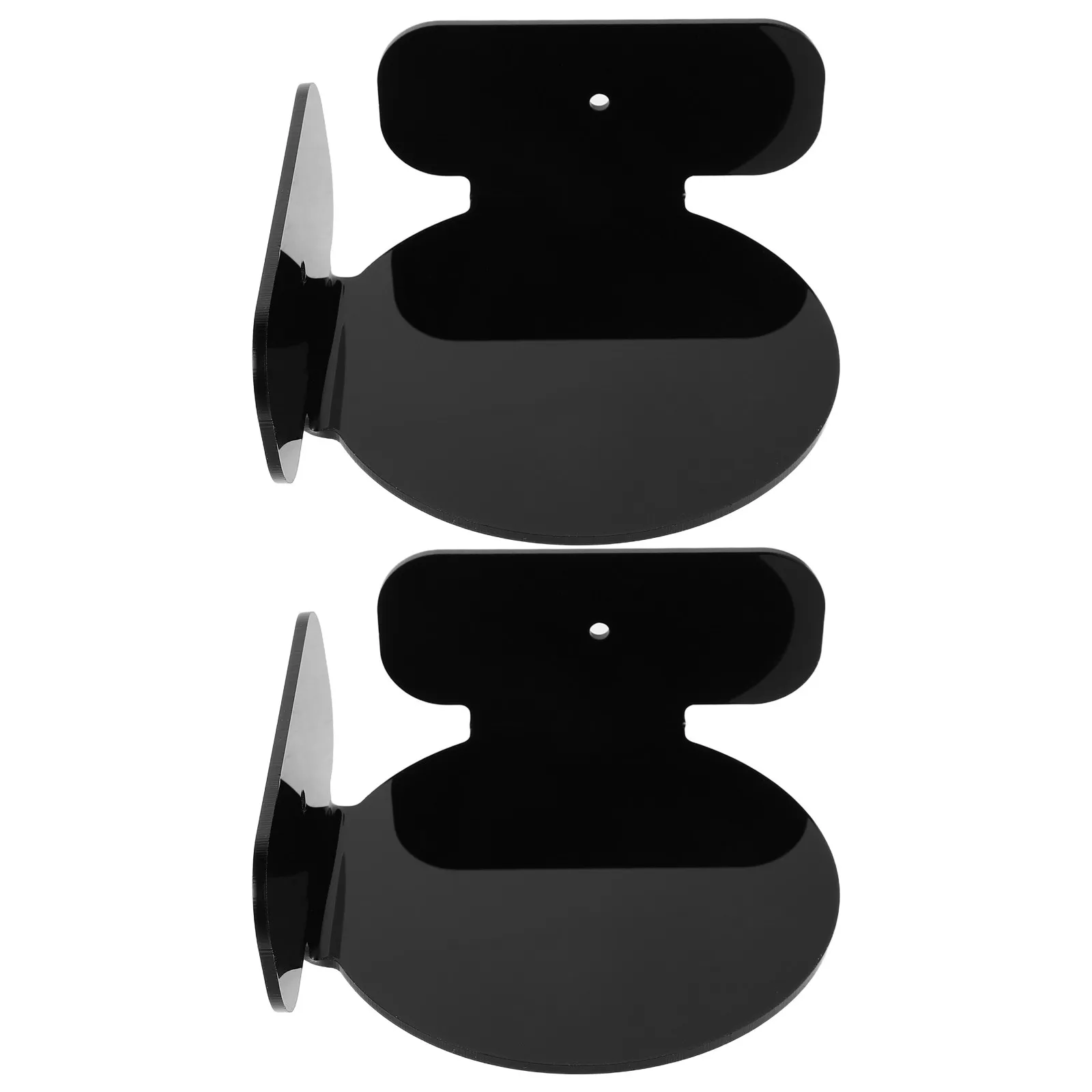 2Pcs Security Camera Wall Mount Bracket Circular Corner Shelf Acrylic Monitor Shelf Holder Versatile Camera Bracket Holder