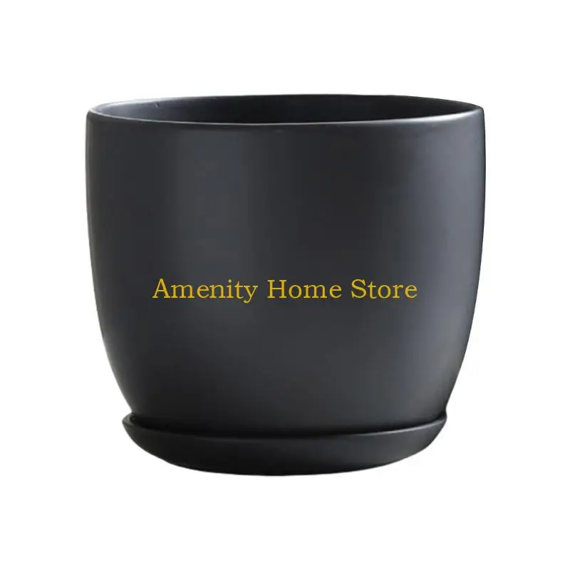 

F26C High Quality Plastic Flower Pot Perfect for Living Room Balcony or Office Spaces Balcony Flower Pot