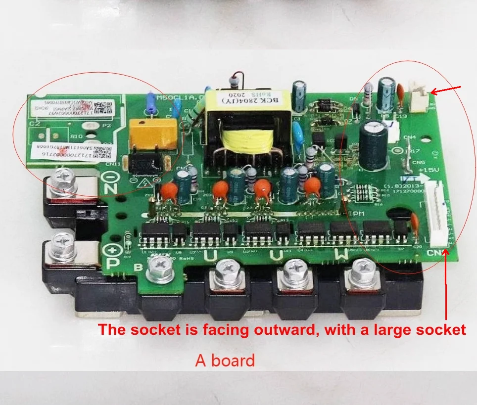 New Midea Trane power module inverter board ME-POWER-50A(PM50CL1A120)  PM50CL1A.D.1.1.1-1  PM50CLA060(IR341).D.101 202302130892