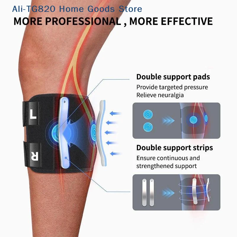 [TG820]1PCS Sciatica Pain Relief Devices Adjustable Brace Sciatic Nerve Brace Dual Pressure Pads Targeted Compression