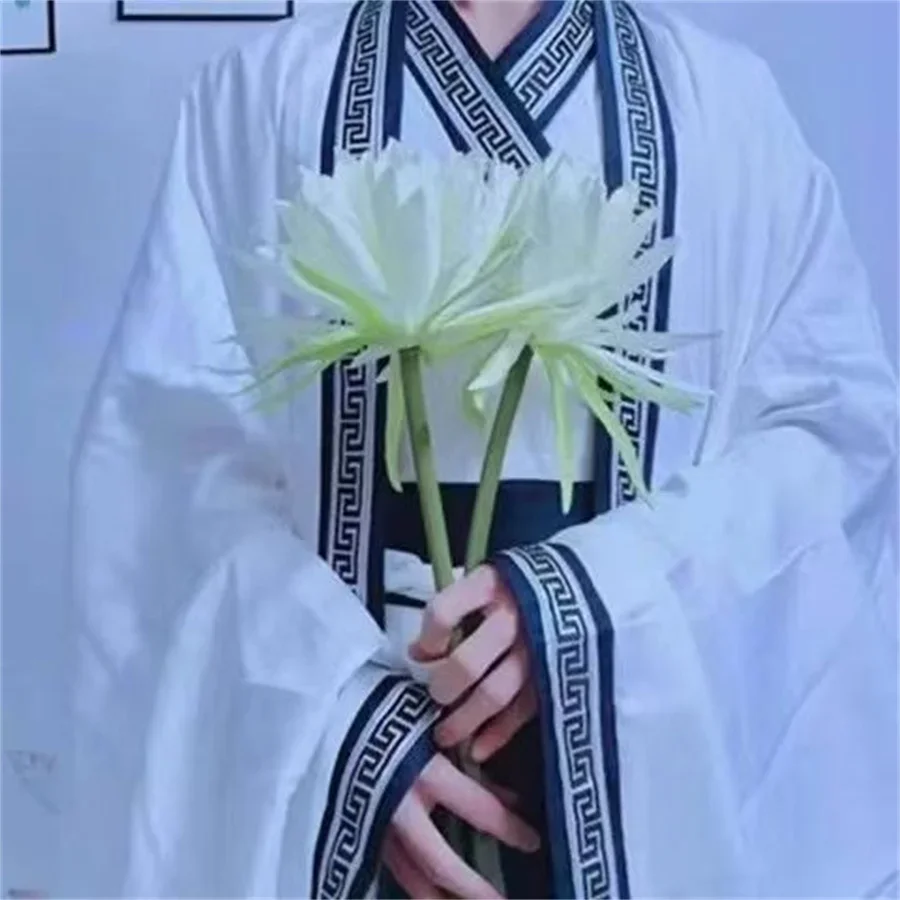 Hanfu ดั้งเดิมชุดจีนโบราณเสื้อผ้าผู้ชายเครื่องแต่งกาย Hanfu Dynasty Hanbok แบบดั้งเดิมสำหรับรับปริญญา