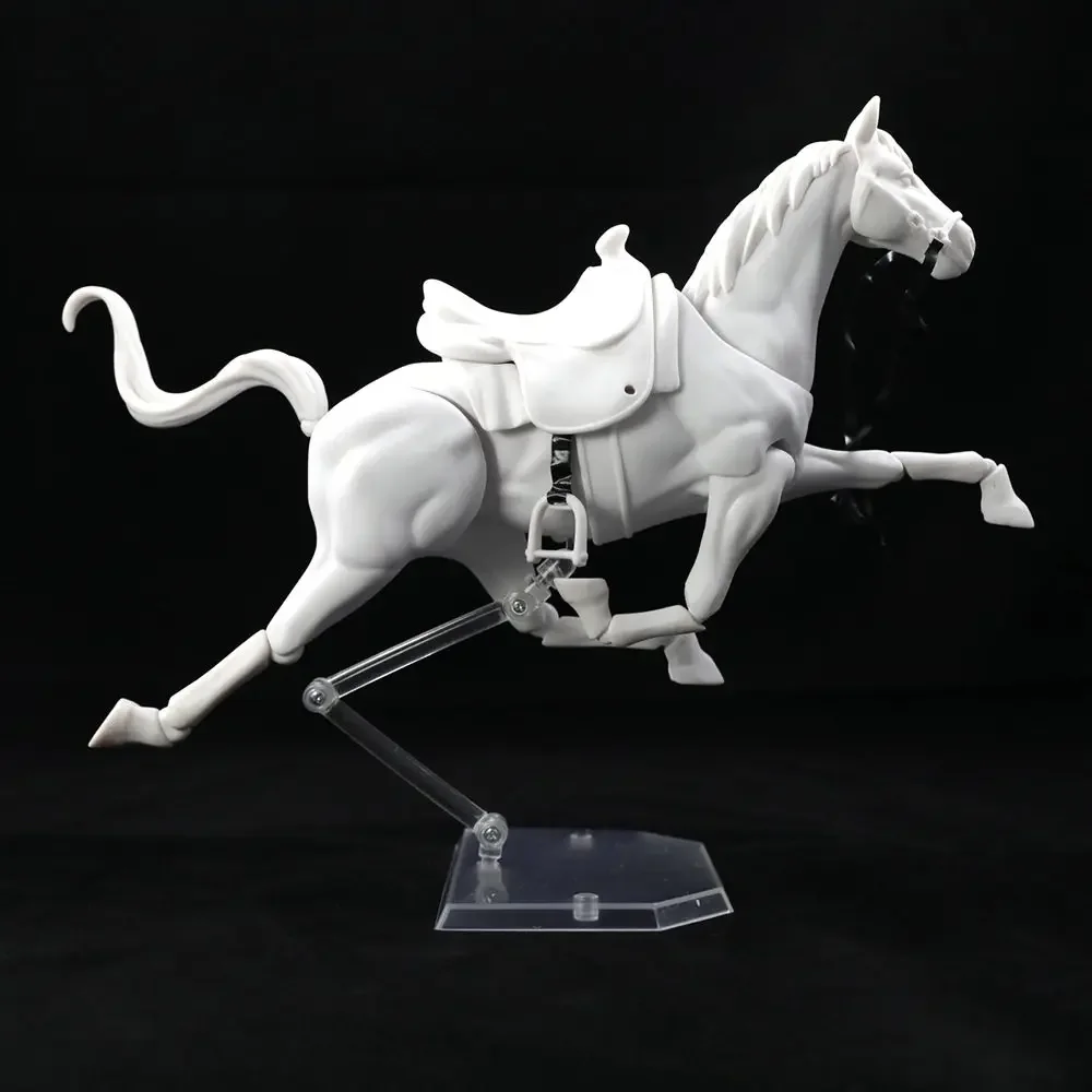 Handgefertigtes PVC-Mobilpferd-Cosplay-Ornament, 16 cm hoch, Tiermodell für Actionfiguren, Spielzeug, Szenen, Geschenk, Sammlung – Detail 12