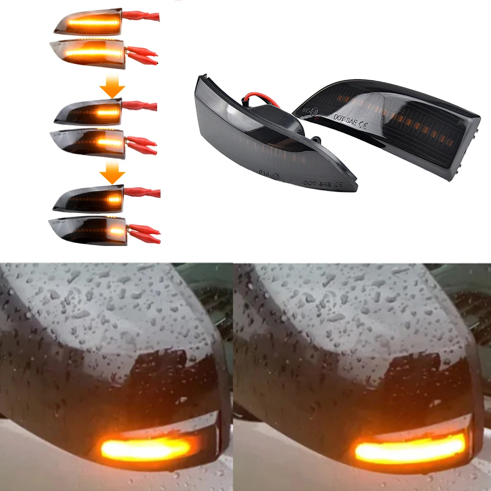 

Fit for Renault Megane 3 MK3 III RS 2008-2016 Laguna III X91 Fluence LED Dynamic Blinker Indicator Mirror Turn Light Signal