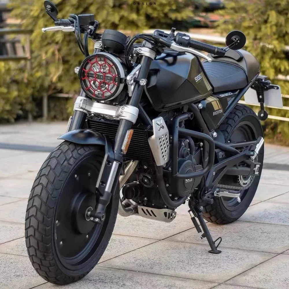 For Brixton Crossfire 500 full-coverage wheels, GK500 rim covers, enclosed wheel hubs, aluminum alloy wheel caps.