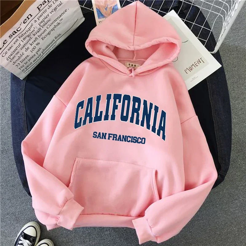 

Women Men Y2k Print Hoodies Autumn Winter Gothic Graphic Streetwear Vintage Casual Hooded Letter California Sweatshirts Clothes