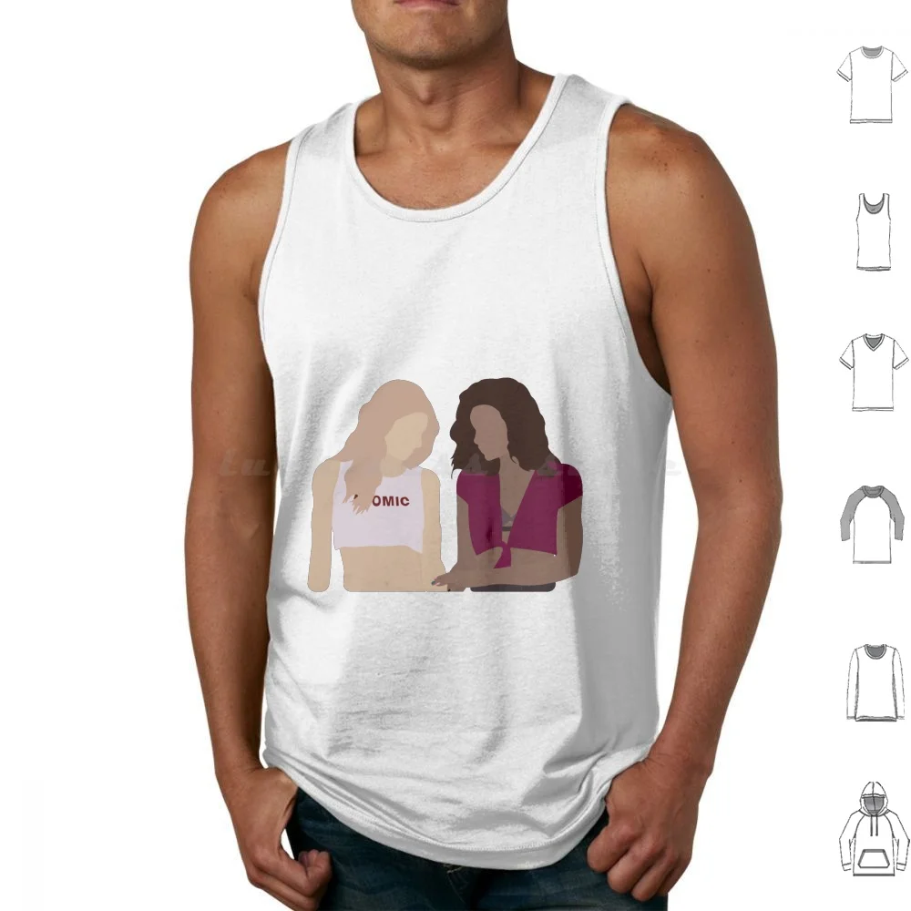 

Rue And Jules Tank Tops Vest Sleeveless Rue And Jules Rue Jules Rue Bennett Zendaya Hunter Hunter Schafer Wlw Euphoria