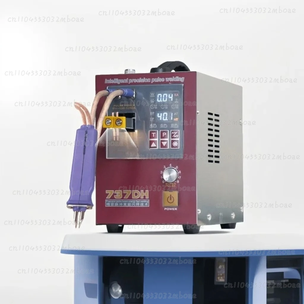4.3kW Battery Spot Welder  737DH – Mini 18650 Cell Welding Machine, Dual 110V/220V Input for Industrial Use