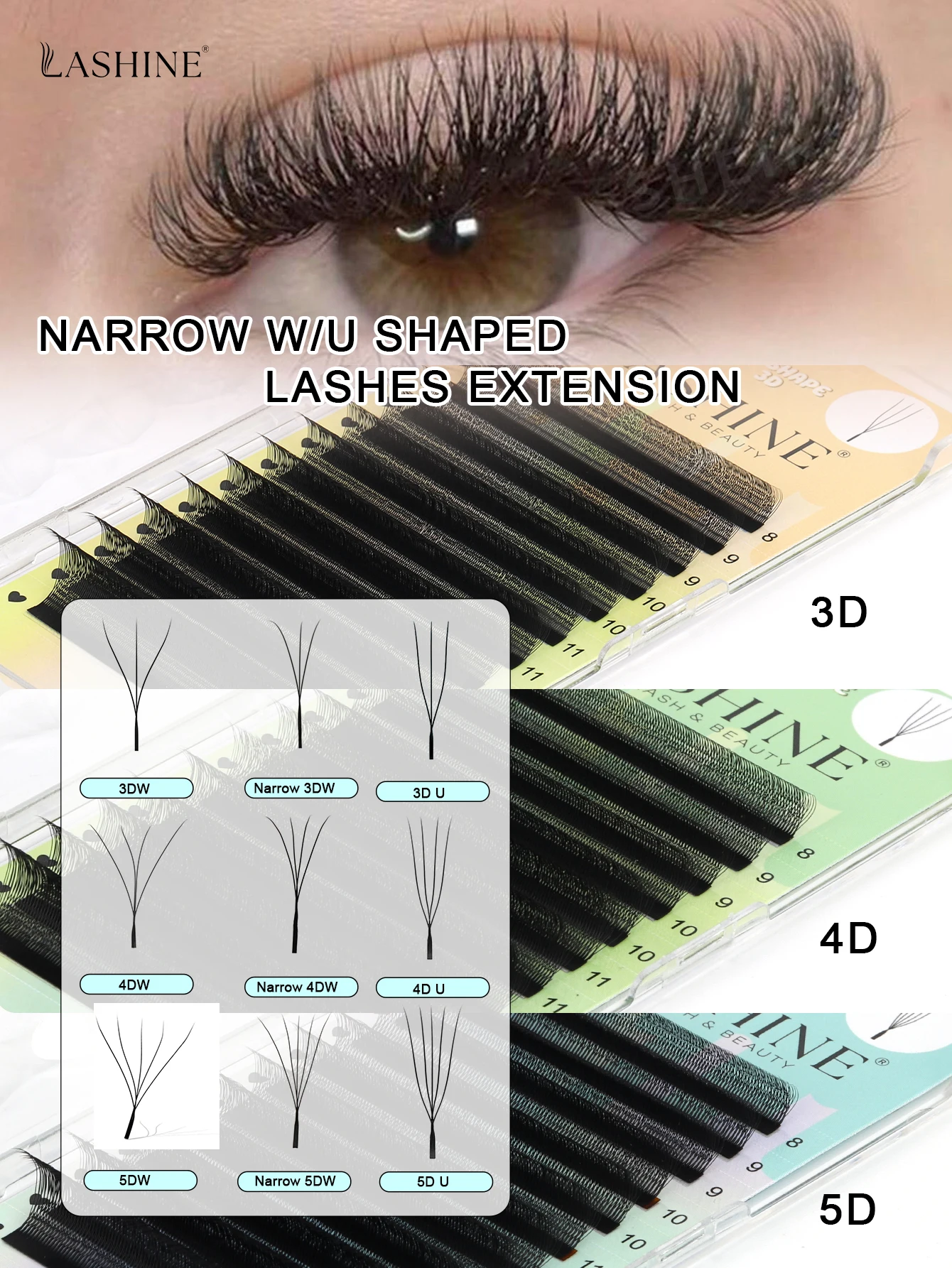 Lashine W Shape Las…