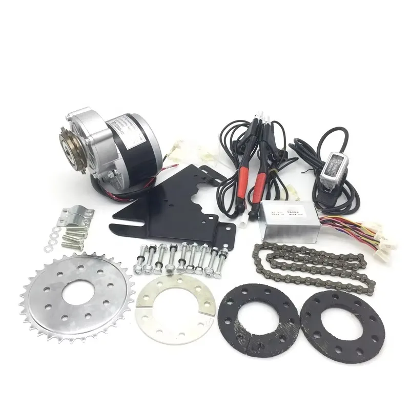 36V 24V 350W Efficient MY1016Z Kit with Clutch Flywheel Brush DC Motor for Electric Bike Solar Inverter