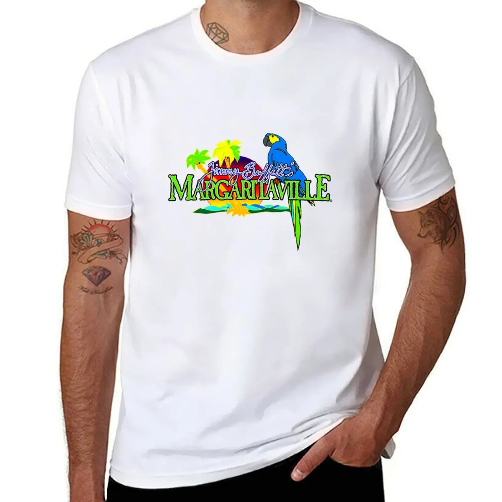 

jimmy margaritaville T-Shirt Casual Loose Fit Short Sleeve T-Shirt