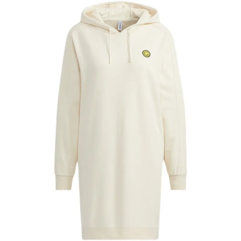 

Adidas Ivory Hooded Dress, Soft & Comfortable For Relaxed Days and Casual Occasions