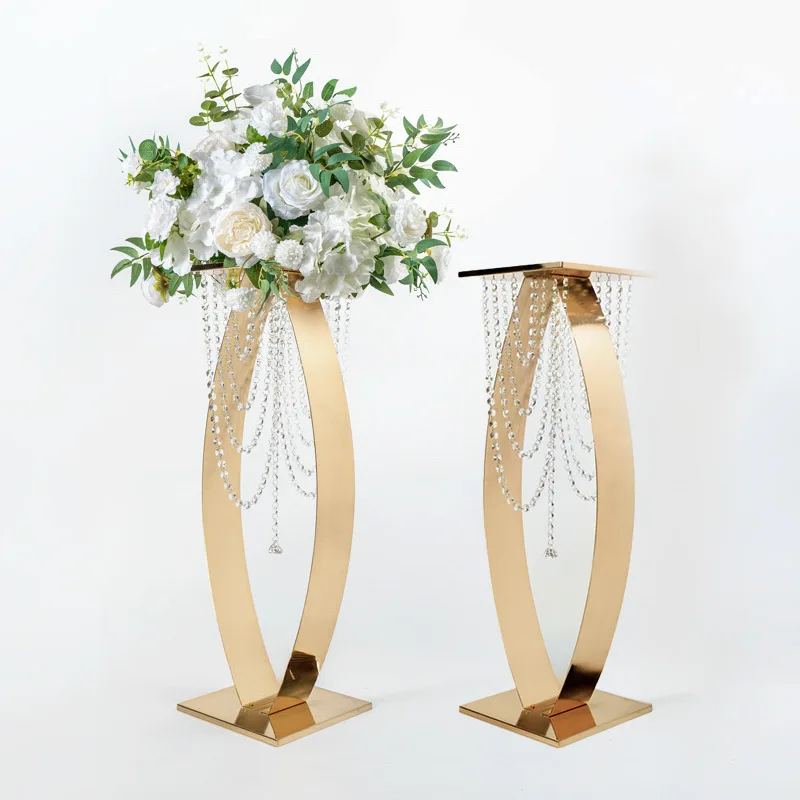 

Wedding arrangement props wrought iron flower stand ornament wedding main table center decoration ornament flower tray