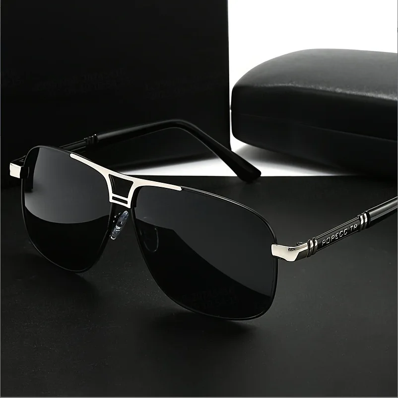 High fashion dual-purpose day and night UV protection glasses trend new sunglasses 2025 sense men's sunglasses
