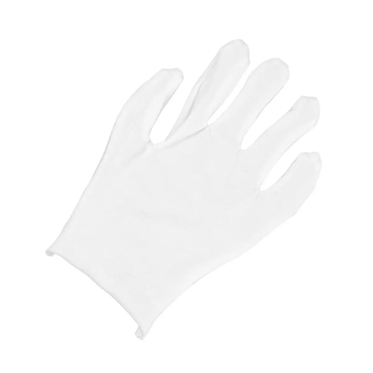 

12Pair White Cotton Gloves One Size Fits Most Comfortable Easy Clean Reusable Protective Work Gloves for Construction Cleaning