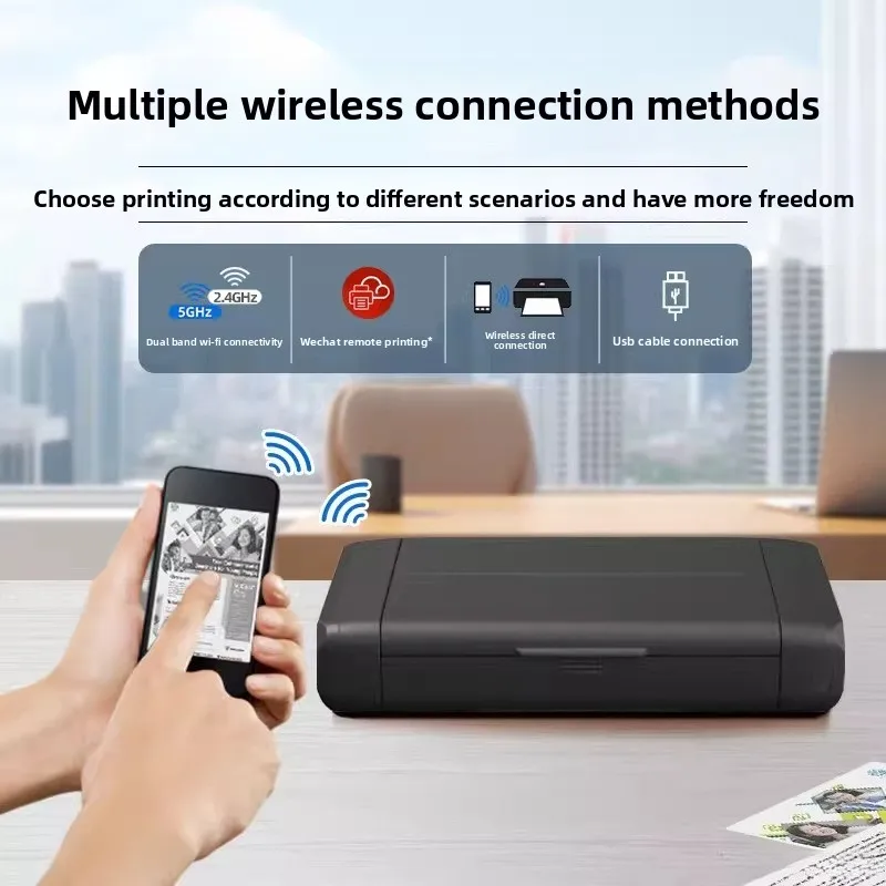 Stampante Portatile Wireless a Colori per Ufficio Mobile