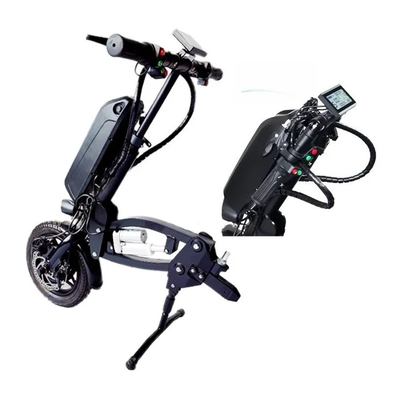 Electric wheelchair push-button drive head  Manual wheelchair modification kit