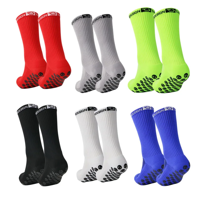 Powerful Football Socks TAnti-Slip Grip Breathable Grip Socks Mens Sports Socks One Size Fits All