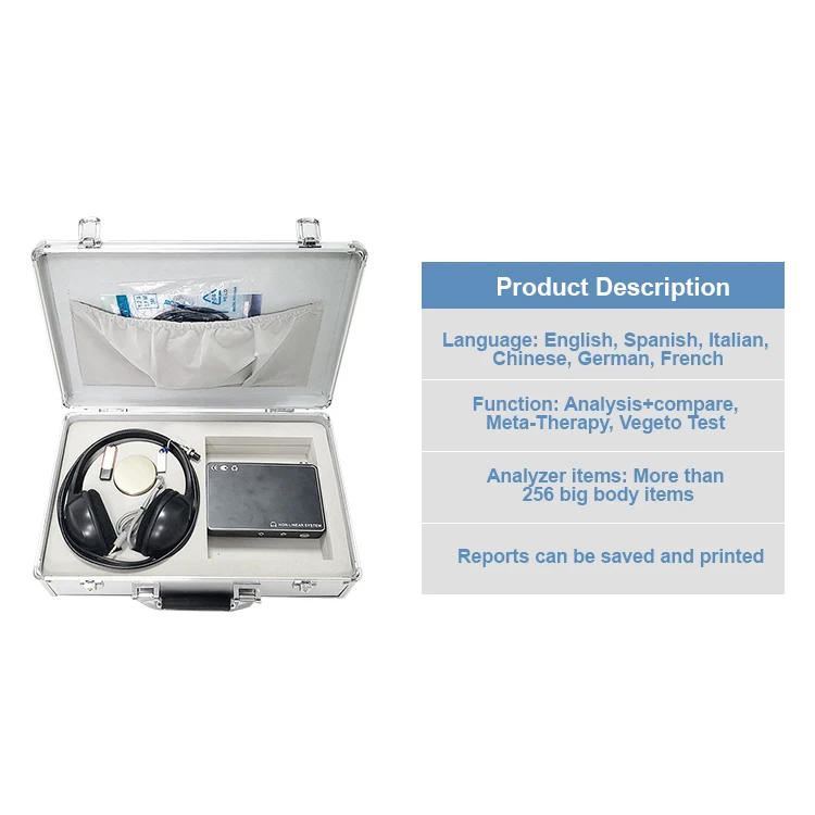 Factory Supply 9D NLS Bioplasm Sub Body Health Analyzer Head Target Area Comprehensive Body Health Diagnostic Tool