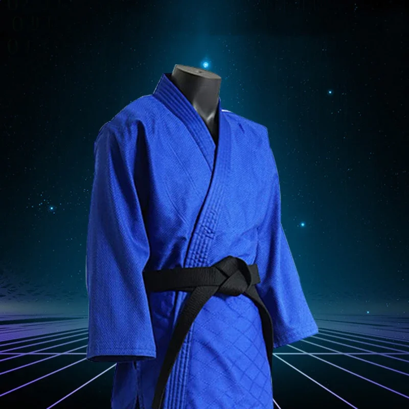 Униформа для боевых искусств, тхэквондо, Tae Kwon Do Dobok, с v-образным вырезом, тренажерный зал, школа, демонстрационная команда, ММА