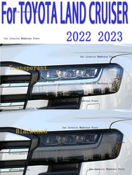For TOYOTA LAND CRUISER 2022 2023 Car Exterior Headlight Anti-scratch Front Lamp Tint TPU Protective Film Accessories Sticker