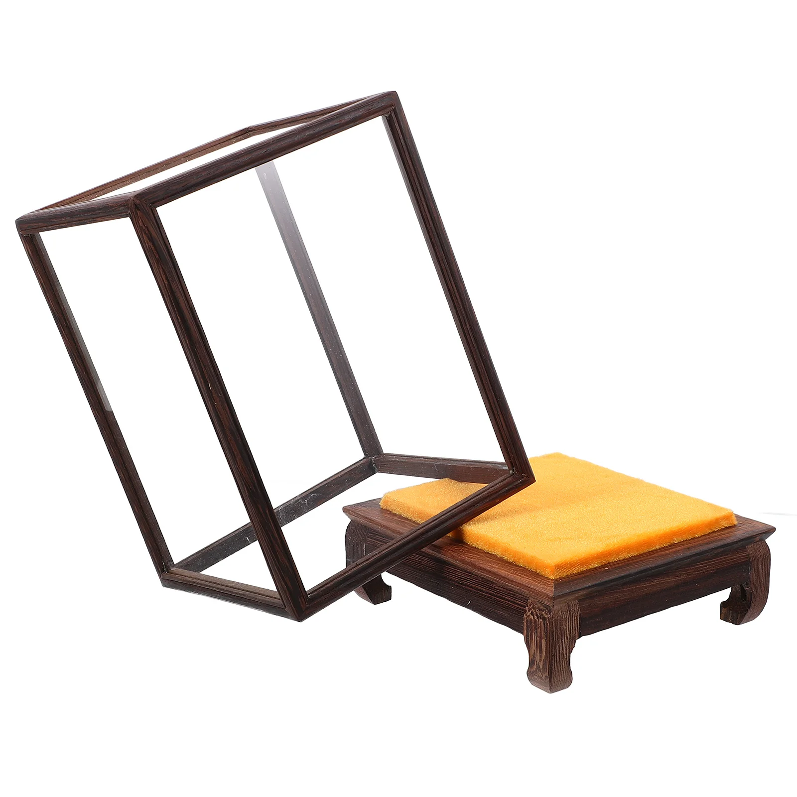 حافظة عرض شفافة صندوق عرض منزلي ممتاز متعدد الوظائف صندوق زجاجي واقي ملحقات عرض سطح المكتب للمنزل