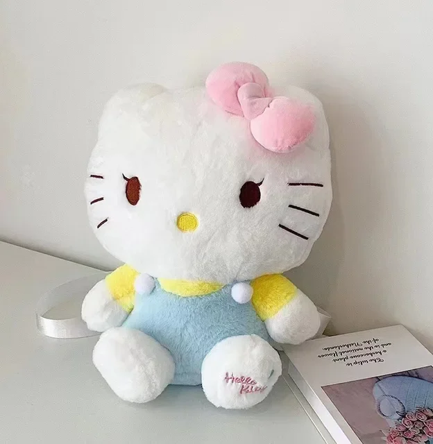 Nowe pluszowy plecak Sanrio Hello Kitty Kawaii wypchane zwierzęta lalki zabawki pluszowej torby Anime Cartoon Kt plecaki na ramię torby