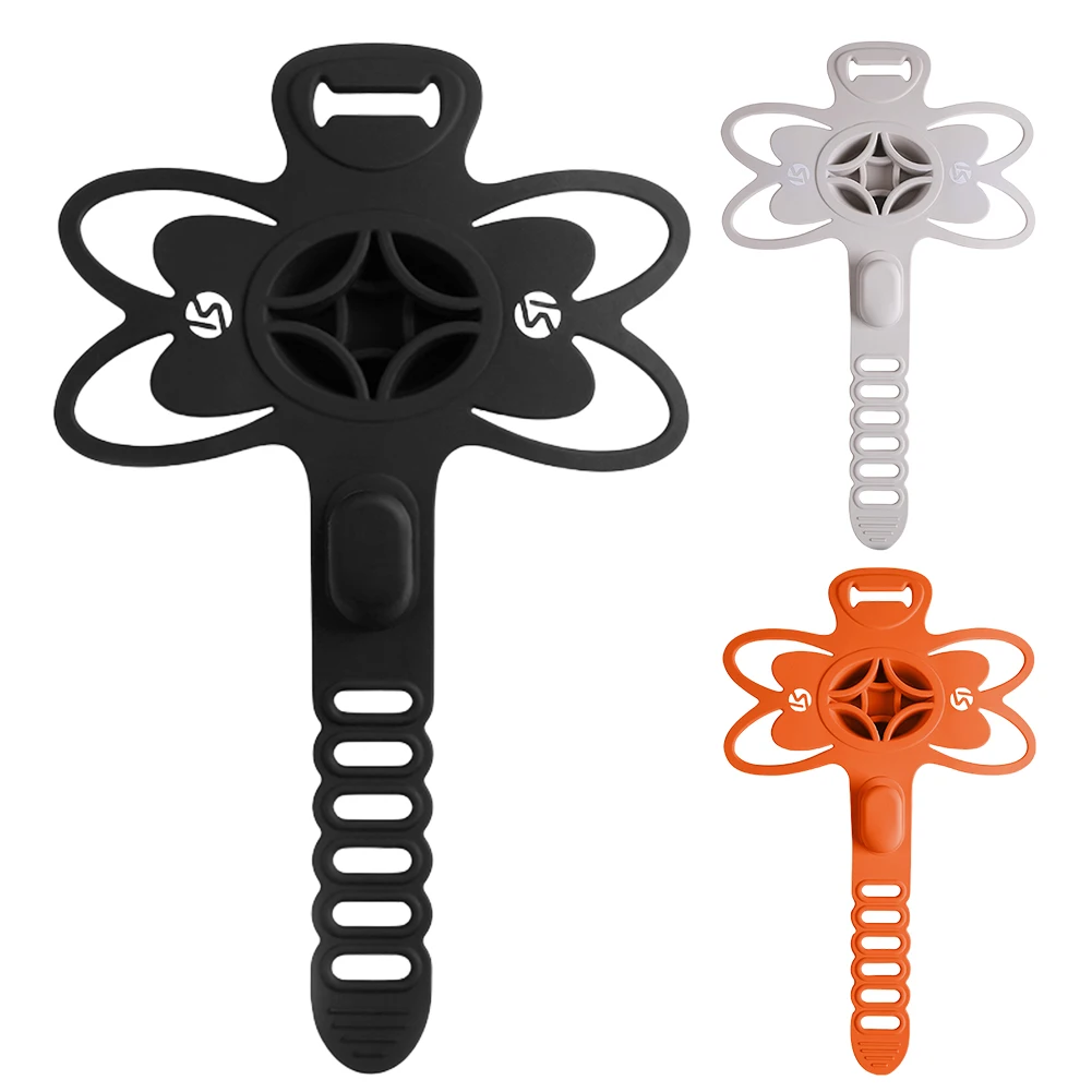 Supporto per telefono cellulare per bicicletta in silicone Supporto per telefono cellulare per bici antiscivolo Supporto per telefono cellulare per ciclismo regolabile Accessori per biciclette