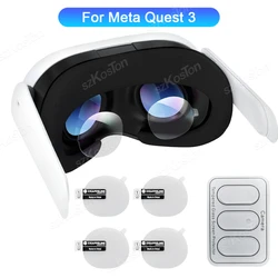 VR Lens Protective Film for Meta Quest 3 VR Headset Anti-Scratch Screen Protector Film Set for Meta Quest 3 Accessories