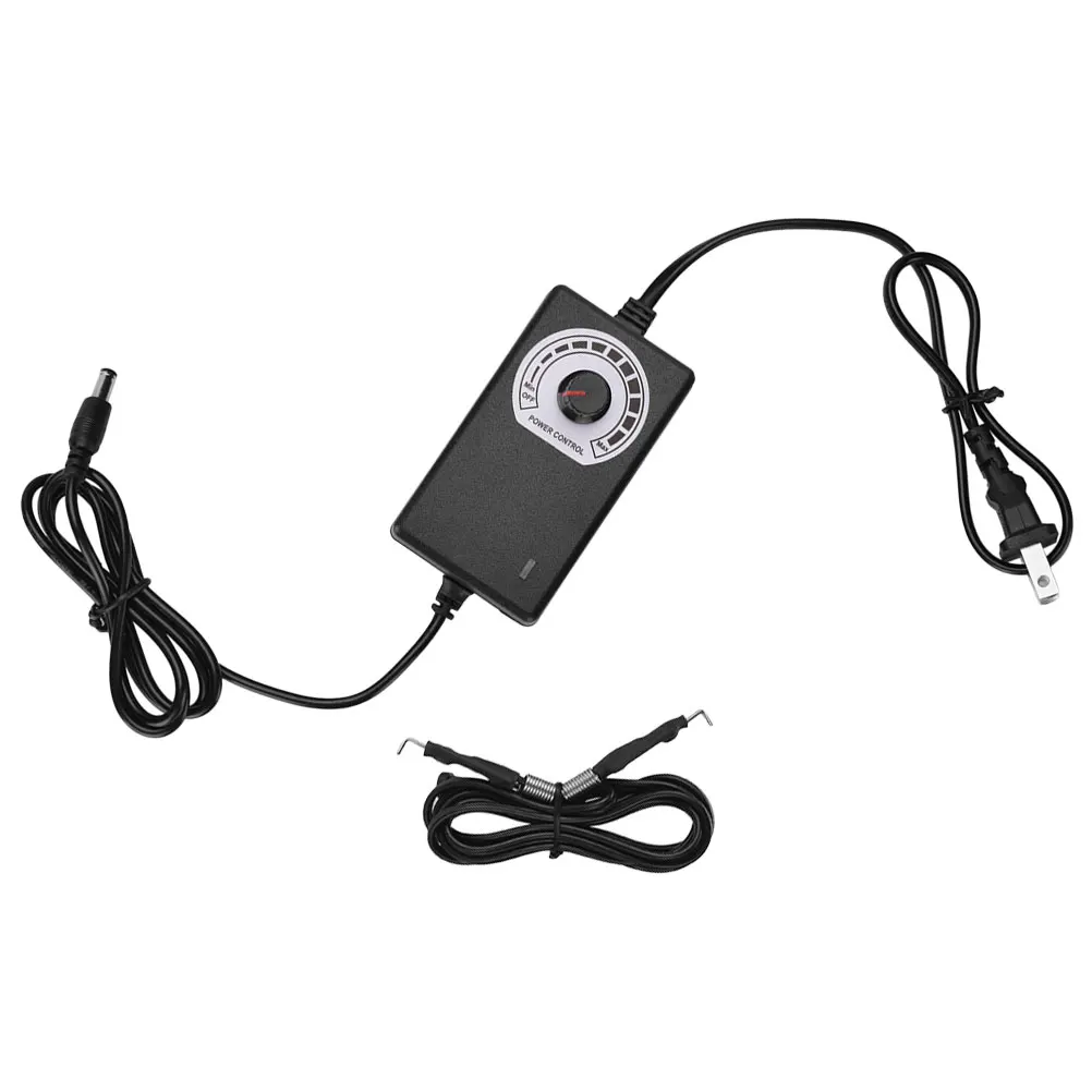 

1pc Tattoo Power Supply 12V Voltage Stabilizer Transformer Adjustable Knobs Portable Small Size Stable Output Interface