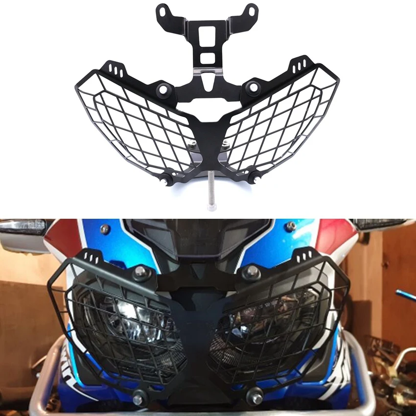 Motorcycle Headlight Grille Guard Protector for Honda Africa Twin CRF1100L CRF 1100 2016 2017 2018 Head Light Lamp