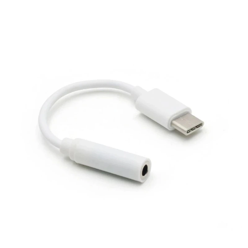 10-100pcs 3.5mm 이어폰 케이블 어댑터 Usb 3.1 유형 C USB-C 남성 3.5 AUX 오디오 여성 잭 Letv 샤오미