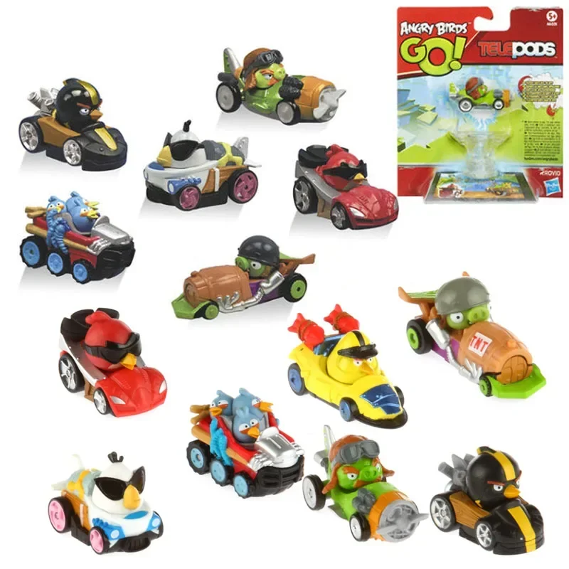 Telepods Angry Bird Karts Retoy Figures Angrybirds Go Games Doll Action Figure Collectible Toys for Children Boys Gifts