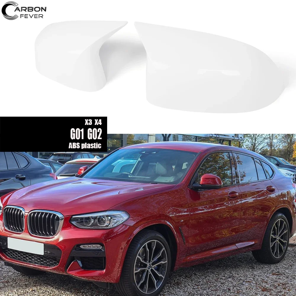 

Glossy White Mirror Covers (Replacement Type) for BMW 2018+ X3 X4 X5 X6 X7 G01 G02 G03 G05 G06 G07