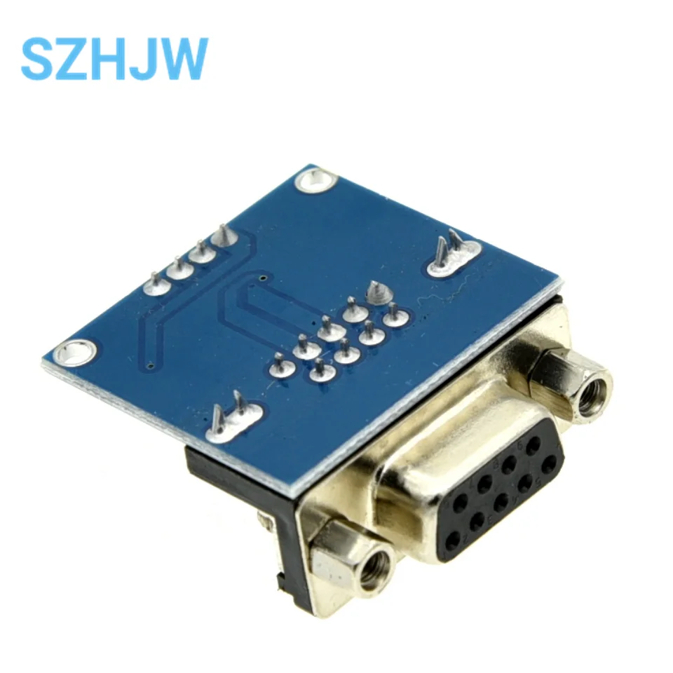 MAX3232 RS232 to TTL Serial Port Converter Module Female DB9 Connector MAX232 Flashing Board For Arduino