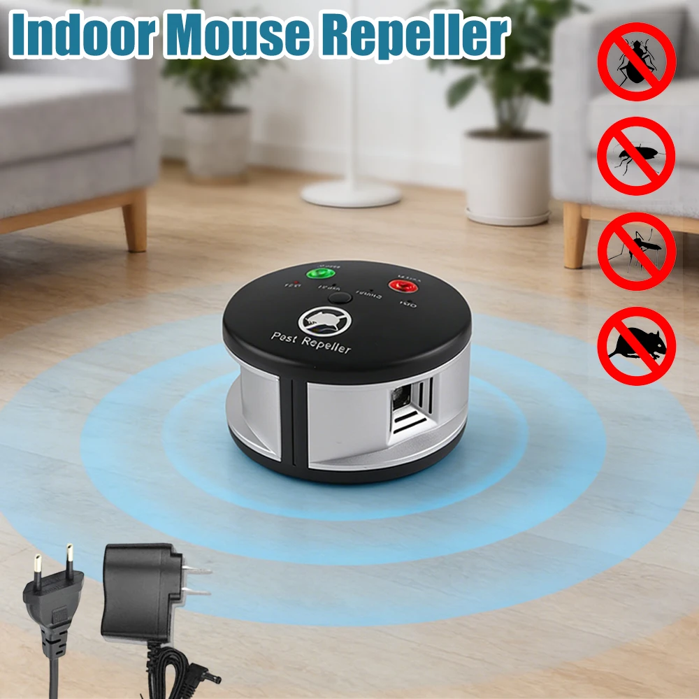 

Ультразвуковой отпугиватель вредителей на 360 градусов, электронный отпугиватель грызунов, отпугиватель белок для отпугивания грызунов, мышей, насекомых, комаров, пауков