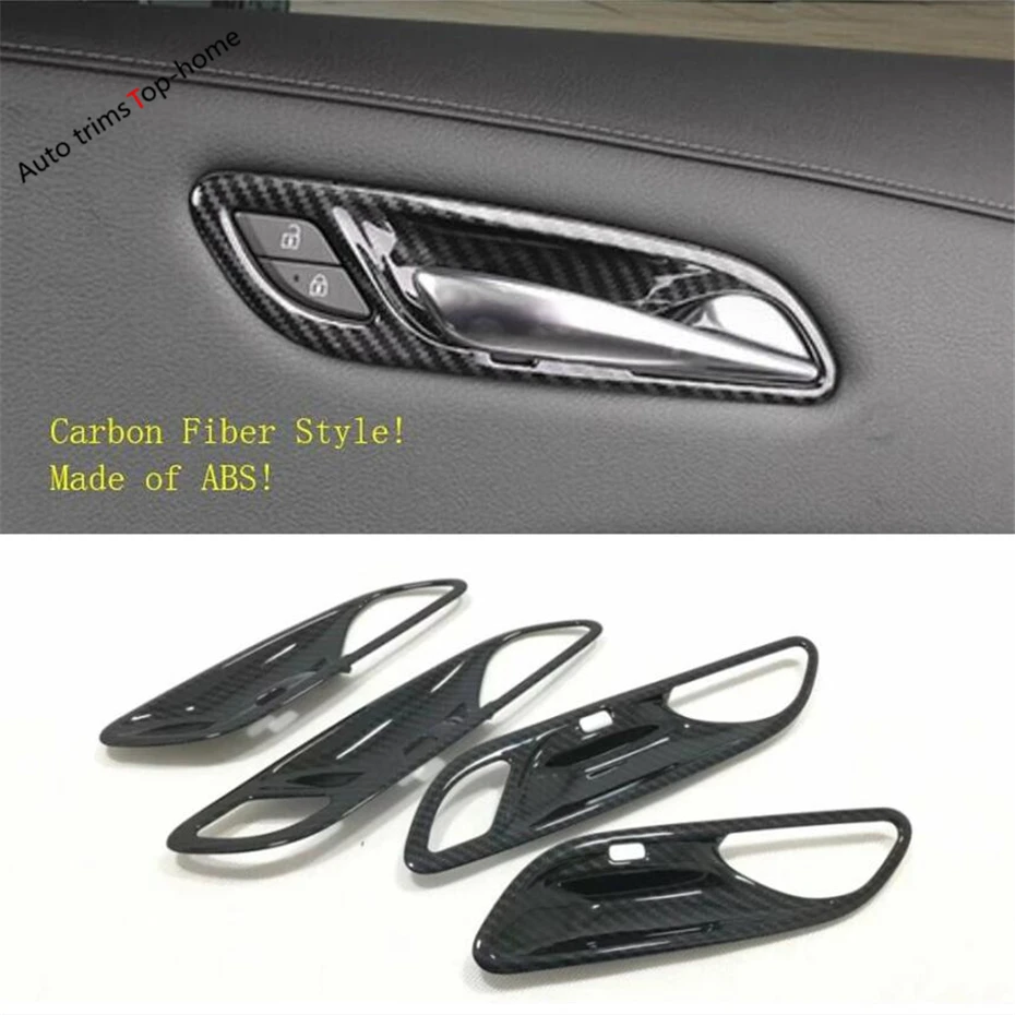 Inner Door Pull Handle Clasing Bowl Decoration Frame Cover Trim Fit For Cadillac XT4 2019 - 2023 Car Accessories