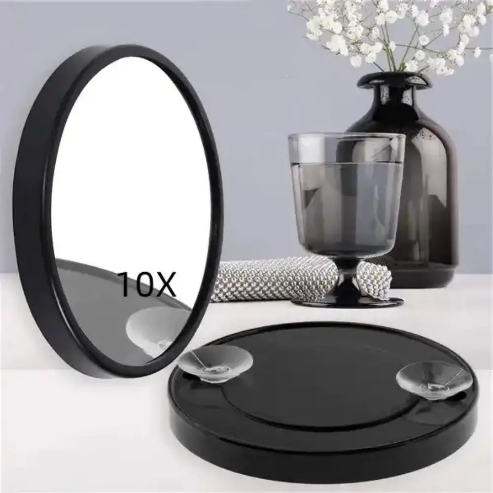 10/20/30X Blackhead Magnification Mirror High-definition Round Bathroom Makeup Mirror with Suction Cup Space Saving