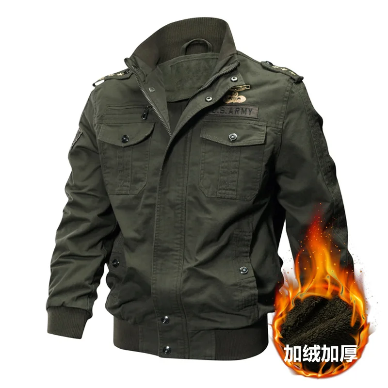 military jacket men wwii german uniform Military tactical clothing for men winter thermal  jacket work wear men heavy duty