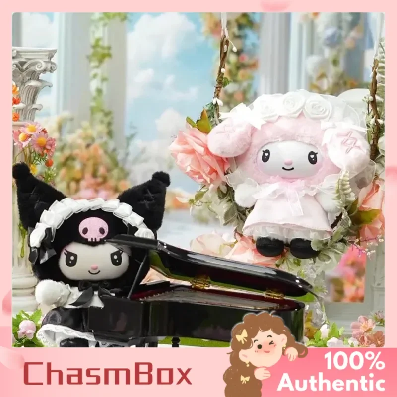 

Hot Sanrio Family Angel Garden Series Vinyl Face Adorable Blind Boxes Mystery Box Kuromi Kids Trendy Special Gift