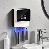 Toothbrush UV Sanitizer UV Toothbrush Holder Electric Toothbrush Dry Machine Bathroom Portable Toothbrush Sterilizer With LED