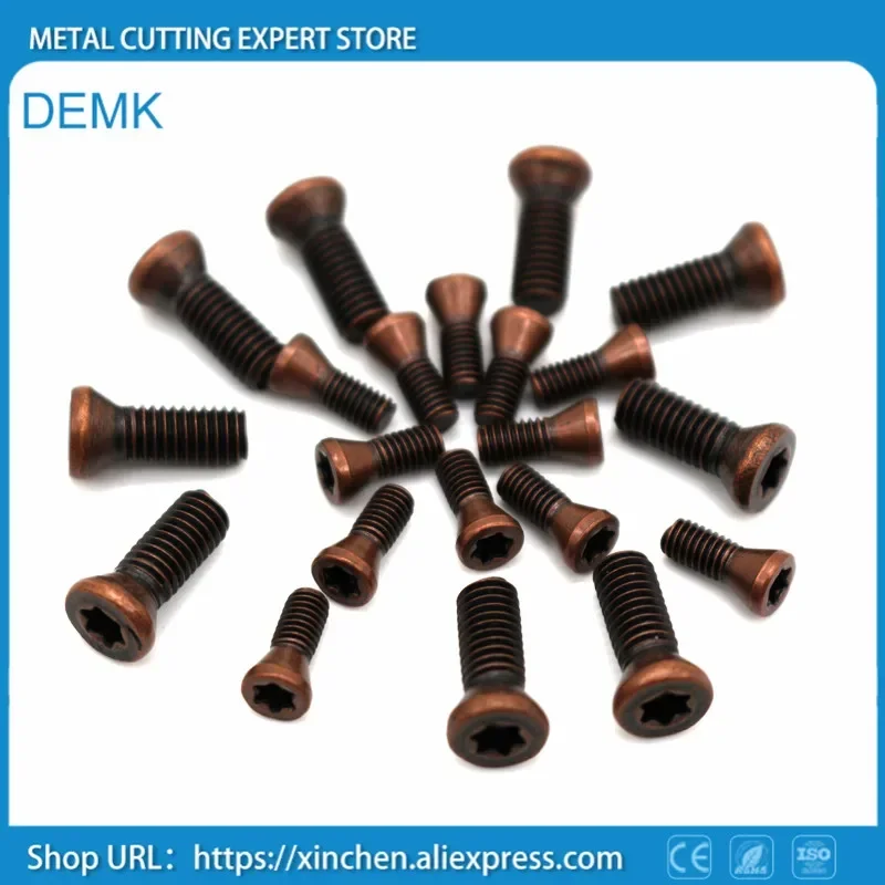 50pcs Screws M1.8 M2 M2.2 M2.5 M3 M4 M5 Holder CNC milling cutter Holder Plum Screws CNC Holder Fittings Milling Cutters